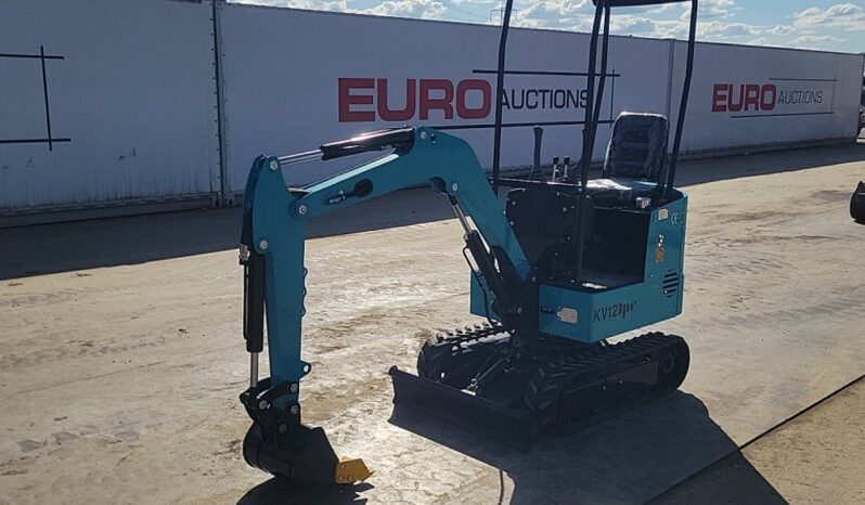 Unused 2024 JPC KV12 Micro Excavators For Auction: Leeds, UK – 30th April, 1st, 2nd & 3rd May 25