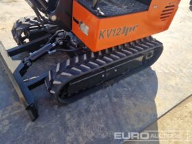 Unused 2024 JPC KV12 Micro Excavators For Auction: Leeds, UK – 30th April, 1st, 2nd & 3rd May 25 full