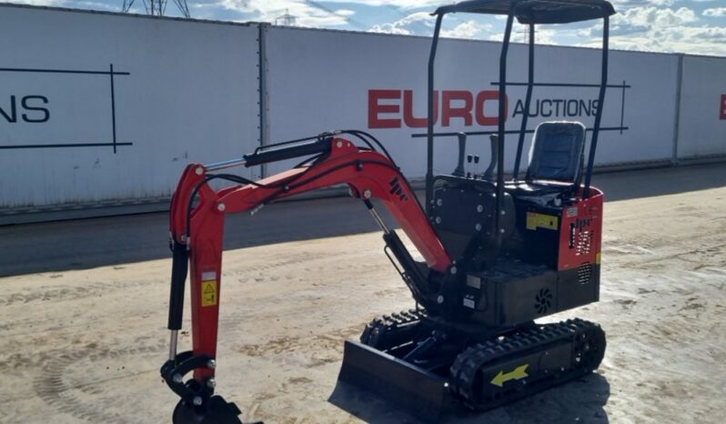 Unused 2024 JPC HT12 Micro Excavators For Auction: Leeds, UK – 30th April, 1st, 2nd & 3rd May 25