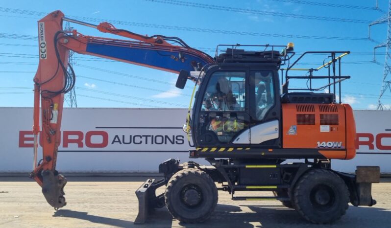 2019 Hitachi ZX140W-6 Wheeled Excavators For Auction: Leeds, UK – 30th April, 1st, 2nd & 3rd May 25 full
