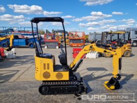 Unused 2025 JPC KV12 Micro Excavators For Auction: Leeds, UK – 30th April, 1st, 2nd & 3rd May 25 full