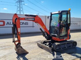 2017 Kubota U27-4 Mini Excavators For Auction: Leeds, UK – 30th April, 1st, 2nd & 3rd May 25