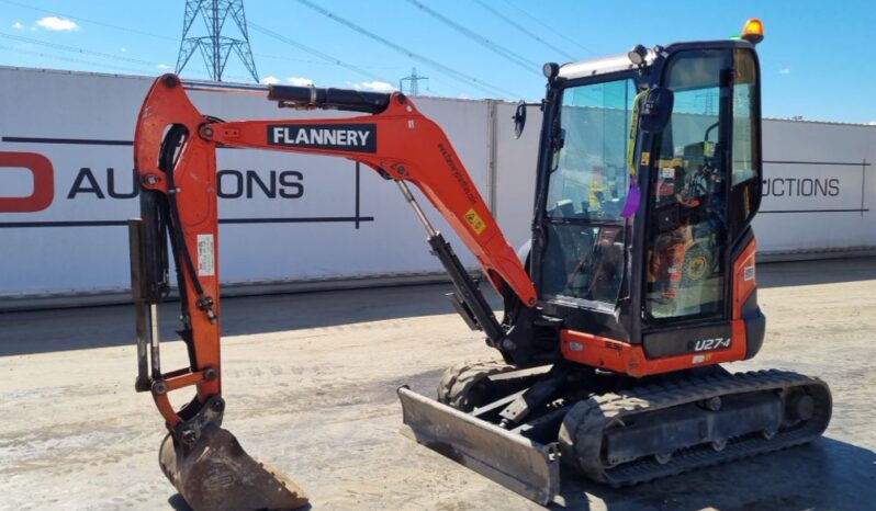 2017 Kubota U27-4 Mini Excavators For Auction: Leeds, UK – 30th April, 1st, 2nd & 3rd May 25