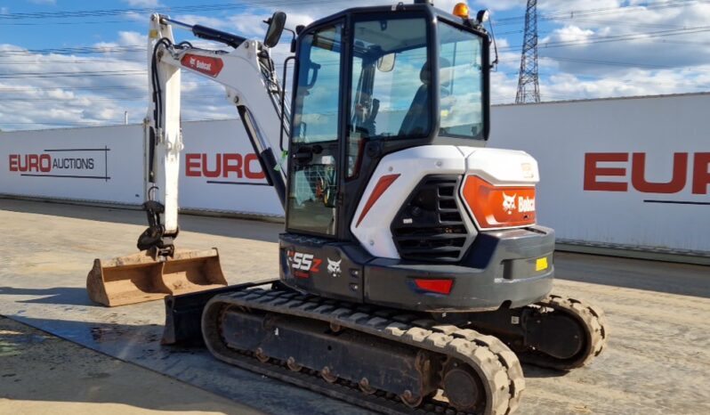 2023 Bobcat E55z Mini Excavators For Auction: Leeds, UK – 30th April, 1st, 2nd & 3rd May 25 full