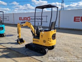 Unused 2025 JPC KV12 Micro Excavators For Auction: Leeds, UK – 30th April, 1st, 2nd & 3rd May 25 full