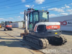 2022 Bobcat E88 6 Ton+ Excavators For Auction: Leeds, UK – 30th April, 1st, 2nd & 3rd May 25 full