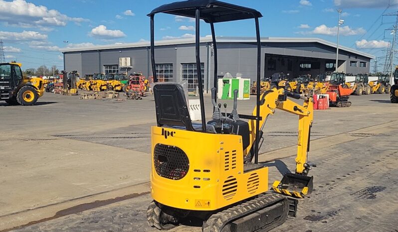 Unused 2024 JPC KV12 Micro Excavators For Auction: Leeds, UK – 30th April, 1st, 2nd & 3rd May 25 full