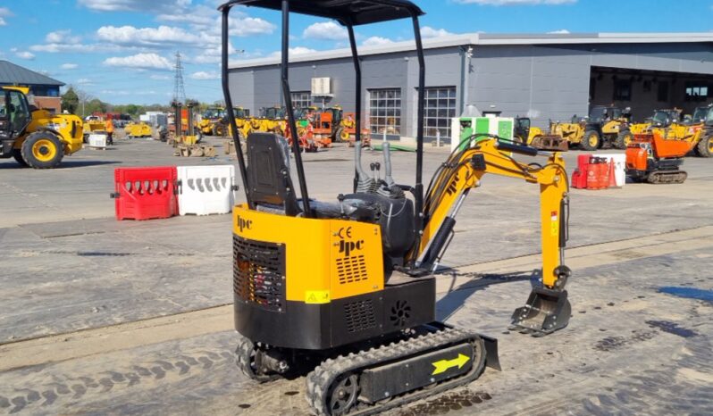 Unused 2024 JPC HT12 Micro Excavators For Auction: Leeds, UK – 30th April, 1st, 2nd & 3rd May 25 full