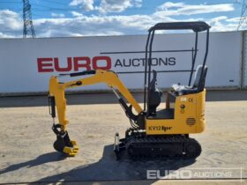 Unused 2024 JPC KV12 Micro Excavators For Auction: Leeds, UK – 30th April, 1st, 2nd & 3rd May 25 full