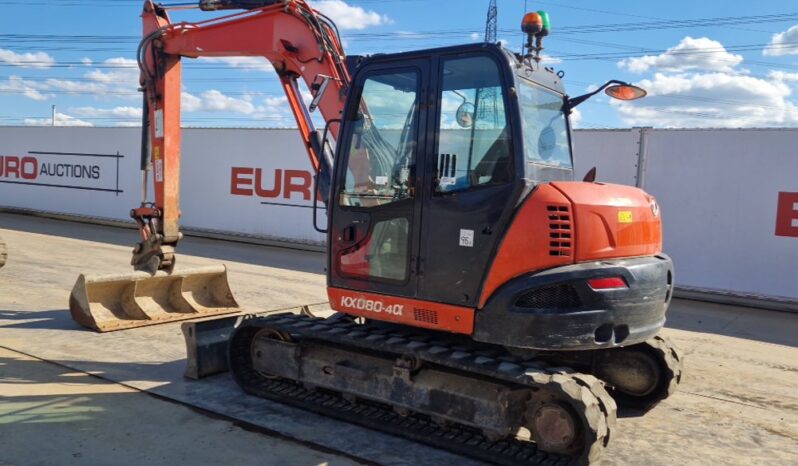 2019 Kubota KX080-4A 6 Ton+ Excavators For Auction: Leeds, UK – 30th April, 1st, 2nd & 3rd May 25 full