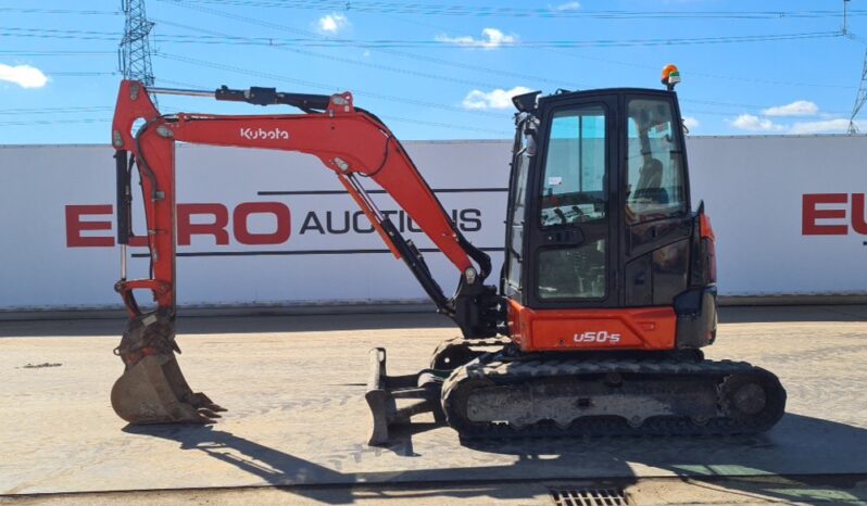 2021 Kubota U50-5 Mini Excavators For Auction: Leeds, UK – 30th April, 1st, 2nd & 3rd May 25 full
