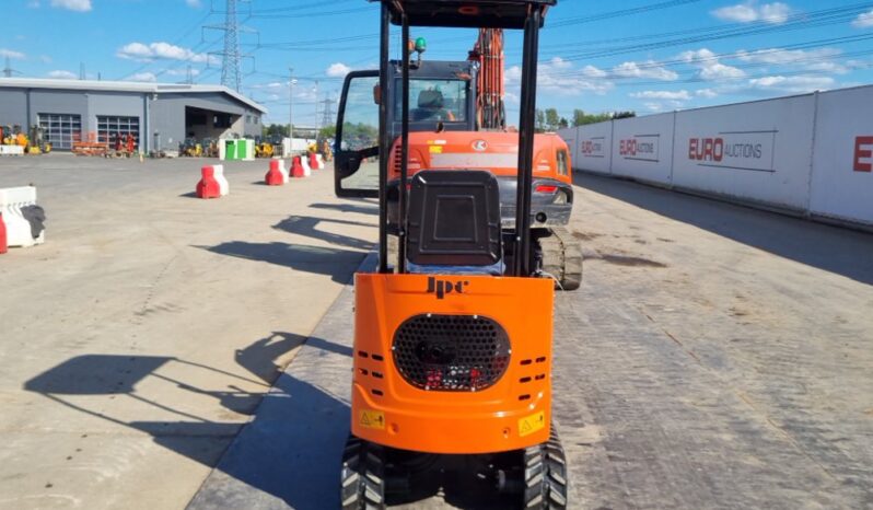 Unused 2024 JPC KV12 Micro Excavators For Auction: Leeds, UK – 30th April, 1st, 2nd & 3rd May 25 full