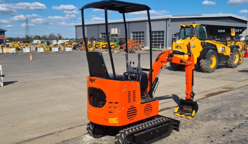Unused 2024 JPC KV12 Micro Excavators For Auction: Leeds, UK – 30th April, 1st, 2nd & 3rd May 25 full