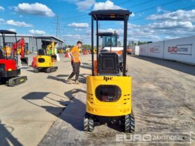 Unused 2025 JPC KV12 Micro Excavators For Auction: Leeds, UK – 30th April, 1st, 2nd & 3rd May 25 full