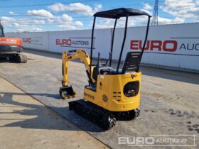 Unused 2025 JPC KV12 Micro Excavators For Auction: Leeds, UK – 30th April, 1st, 2nd & 3rd May 25 full