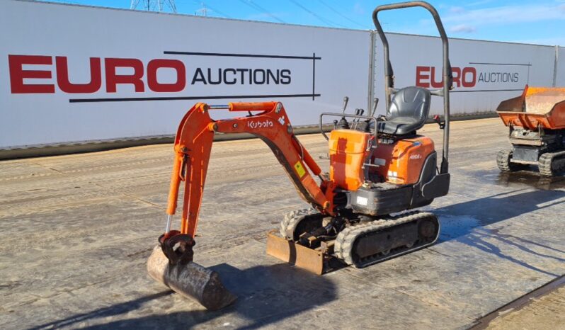Kubota K008-3 Micro Excavators For Auction: Leeds, UK – 30th April, 1st, 2nd & 3rd May 25