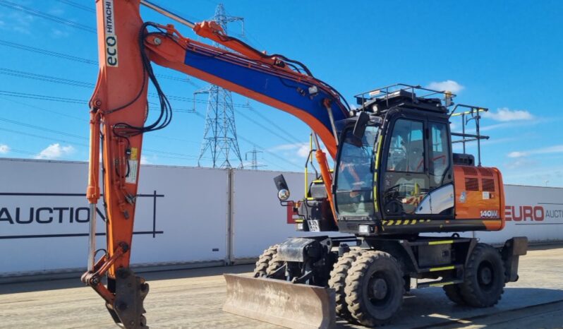 2019 Hitachi ZX140W-6 Wheeled Excavators For Auction: Leeds, UK – 30th April, 1st, 2nd & 3rd May 25