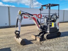2021 Bobcat E17Z Mini Excavators For Auction: Leeds, UK – 30th April, 1st, 2nd & 3rd May 25
