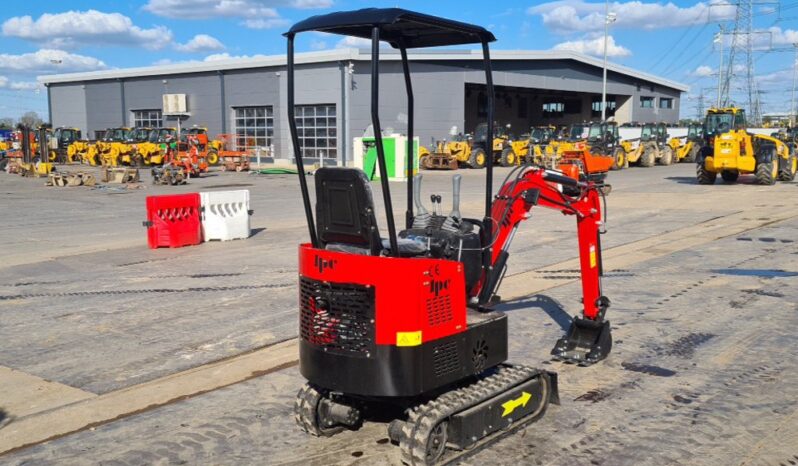 Unused 2024 JPC HT12 Micro Excavators For Auction: Leeds, UK – 30th April, 1st, 2nd & 3rd May 25 full