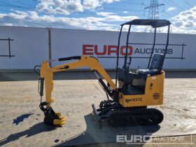 Unused 2025 JPC KV12 Micro Excavators For Auction: Leeds, UK – 30th April, 1st, 2nd & 3rd May 25 full