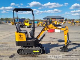 Unused 2024 JPC HT12 Micro Excavators For Auction: Leeds, UK – 30th April, 1st, 2nd & 3rd May 25 full