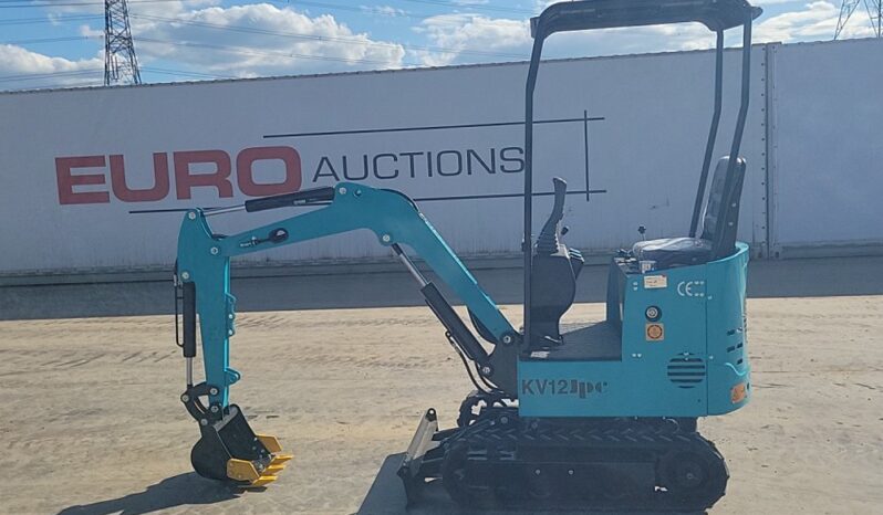 Unused 2024 JPC KV12 Micro Excavators For Auction: Leeds, UK – 30th April, 1st, 2nd & 3rd May 25 full