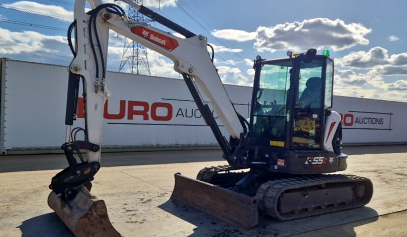 2023 Bobcat E55z Mini Excavators For Auction: Leeds, UK – 30th April, 1st, 2nd & 3rd May 25