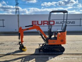 Unused 2024 JPC KV12 Micro Excavators For Auction: Leeds, UK – 30th April, 1st, 2nd & 3rd May 25 full