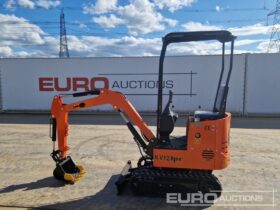 Unused 2024 JPC KV12 Micro Excavators For Auction: Leeds, UK – 30th April, 1st, 2nd & 3rd May 25 full