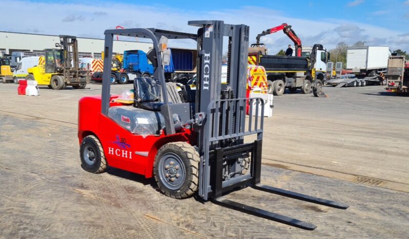 Unused 2025 HCHI CPCD30S Forklifts For Auction: Leeds, UK – 30th April, 1st, 2nd & 3rd May 25 full