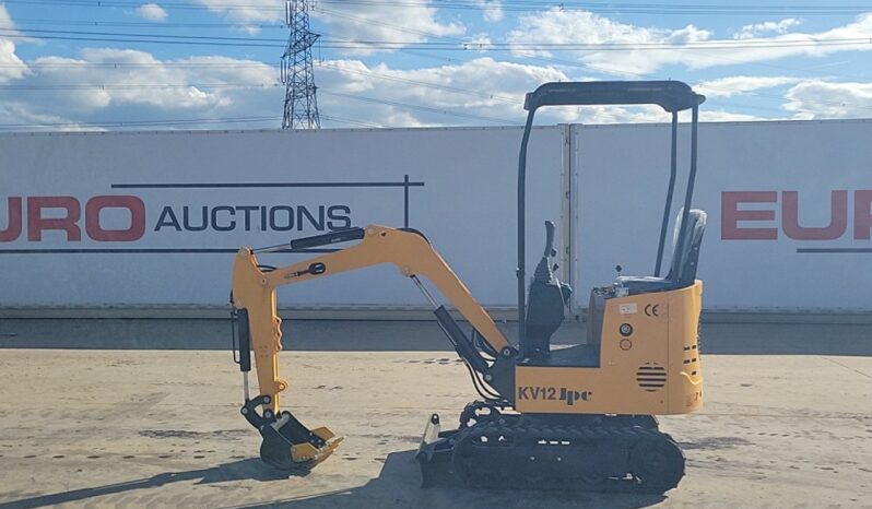 Unused 2024 JPC KV12 Micro Excavators For Auction: Leeds, UK – 30th April, 1st, 2nd & 3rd May 25 full