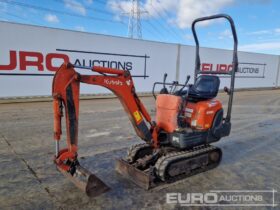 Kubota K008-3 Micro Excavators For Auction: Leeds, UK – 30th April, 1st, 2nd & 3rd May 25