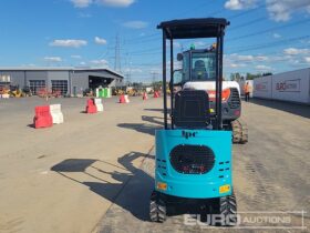 Unused 2024 JPC KV12 Micro Excavators For Auction: Leeds, UK – 30th April, 1st, 2nd & 3rd May 25 full