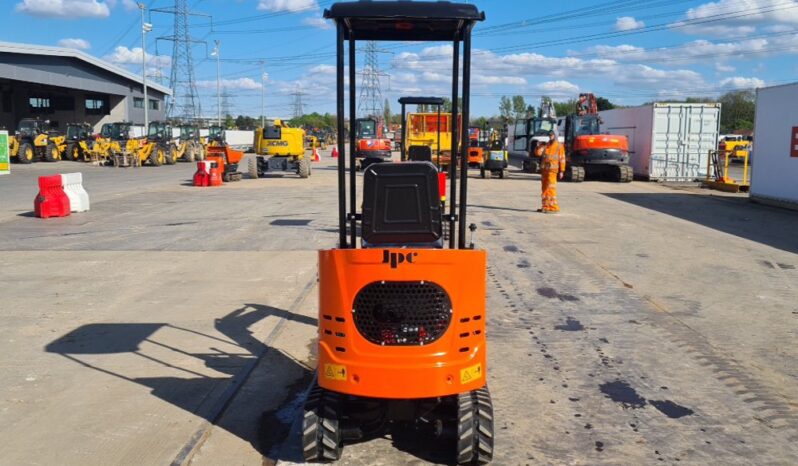 Unused 2024 JPC KV12 Micro Excavators For Auction: Leeds, UK – 30th April, 1st, 2nd & 3rd May 25 full