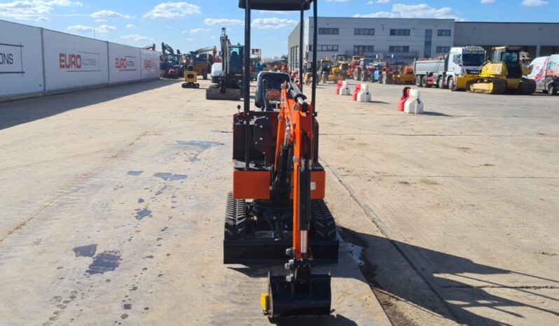 Unused 2024 JPC KV12 Micro Excavators For Auction: Leeds, UK – 30th April, 1st, 2nd & 3rd May 25 full