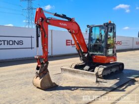 2021 Kubota U50-5 Mini Excavators For Auction: Leeds, UK – 30th April, 1st, 2nd & 3rd May 25