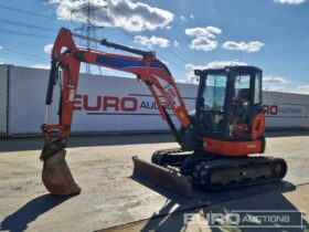 2017 Kubota U48-4 Mini Excavators For Auction: Leeds, UK – 30th April, 1st, 2nd & 3rd May 25