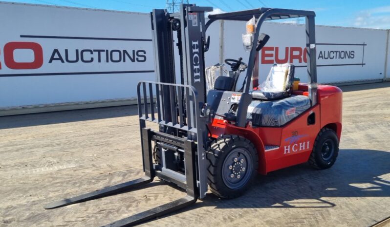 Unused 2025 HCHI CPCD30 Forklifts For Auction: Leeds, UK – 30th April, 1st, 2nd & 3rd May 25