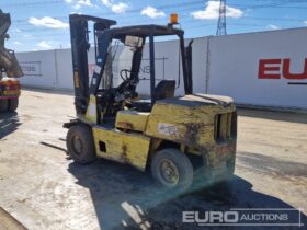 Hyster Diesel Forklift, 2 Stage Mast, Side Shift, Forks Forklifts For Auction: Leeds, UK – 30th April, 1st, 2nd & 3rd May 25 full