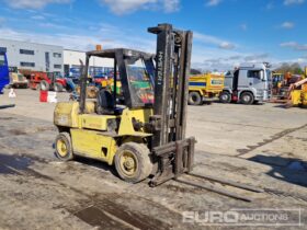 Hyster Diesel Forklift, 2 Stage Mast, Side Shift, Forks Forklifts For Auction: Leeds, UK – 30th April, 1st, 2nd & 3rd May 25 full