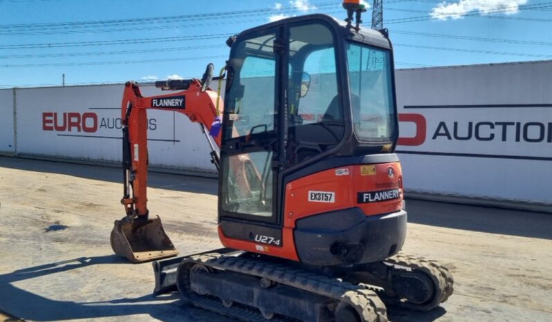 2017 Kubota U27-4 Mini Excavators For Auction: Leeds, UK – 30th April, 1st, 2nd & 3rd May 25 full