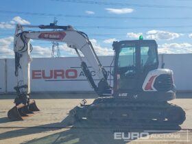 2022 Bobcat E88 6 Ton+ Excavators For Auction: Leeds, UK – 30th April, 1st, 2nd & 3rd May 25 full