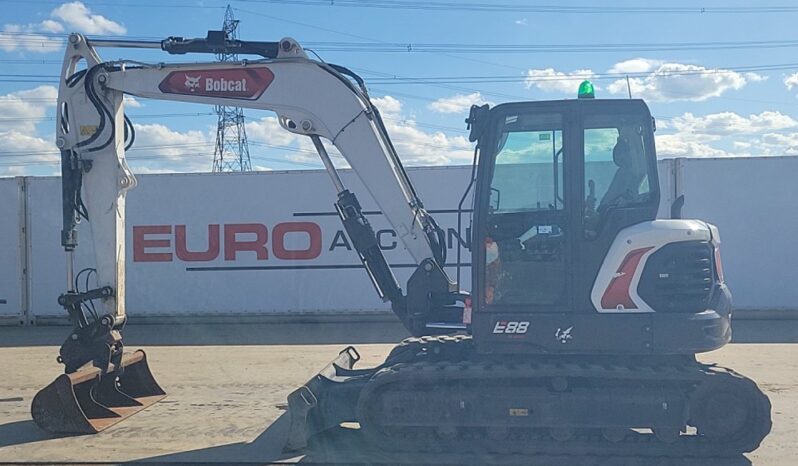 2022 Bobcat E88 6 Ton+ Excavators For Auction: Leeds, UK – 30th April, 1st, 2nd & 3rd May 25 full