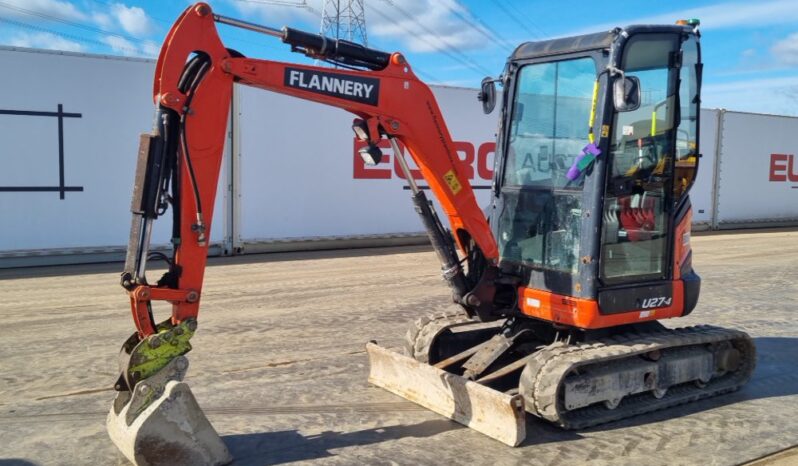 2017 Kubota U27-4 Mini Excavators For Auction: Leeds, UK – 30th April, 1st, 2nd & 3rd May 25