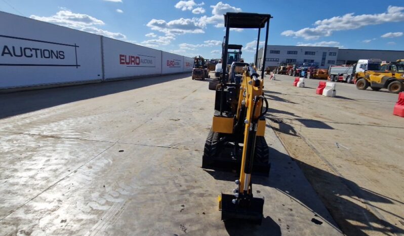 Unused 2025 JPC KV12 Micro Excavators For Auction: Leeds, UK – 30th April, 1st, 2nd & 3rd May 25 full