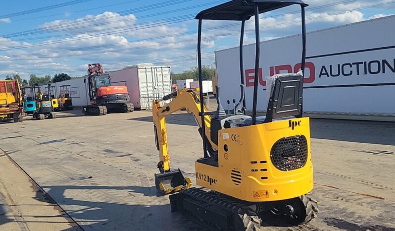 Unused 2024 JPC KV12 Micro Excavators For Auction: Leeds, UK – 30th April, 1st, 2nd & 3rd May 25 full