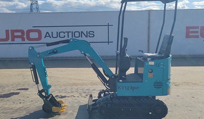 Unused 2024 JPC KV12 Micro Excavators For Auction: Leeds, UK – 30th April, 1st, 2nd & 3rd May 25 full
