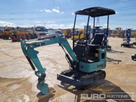 2024 Tos R319 Micro Excavators For Auction: Leeds, UK – 30th April, 1st, 2nd & 3rd May 25