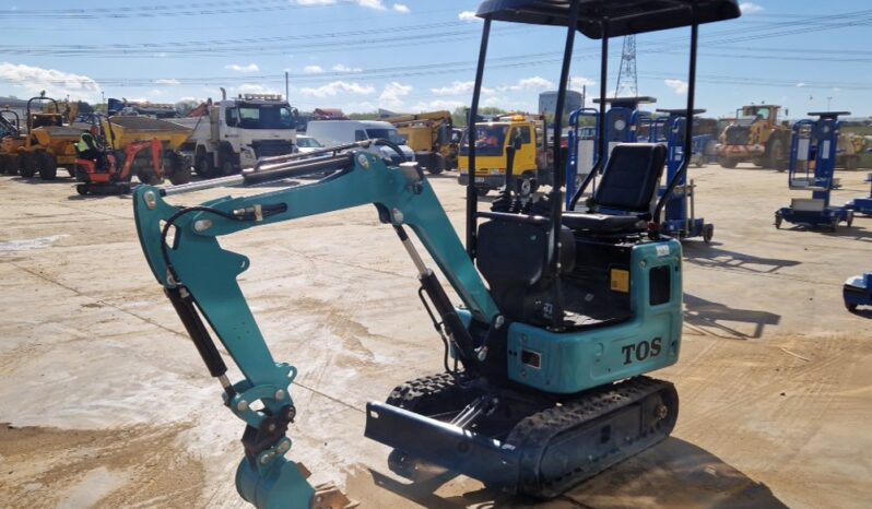 2024 Tos R319 Micro Excavators For Auction: Leeds, UK – 30th April, 1st, 2nd & 3rd May 25