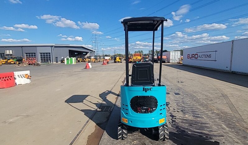 Unused 2024 JPC KV12 Micro Excavators For Auction: Leeds, UK – 30th April, 1st, 2nd & 3rd May 25 full